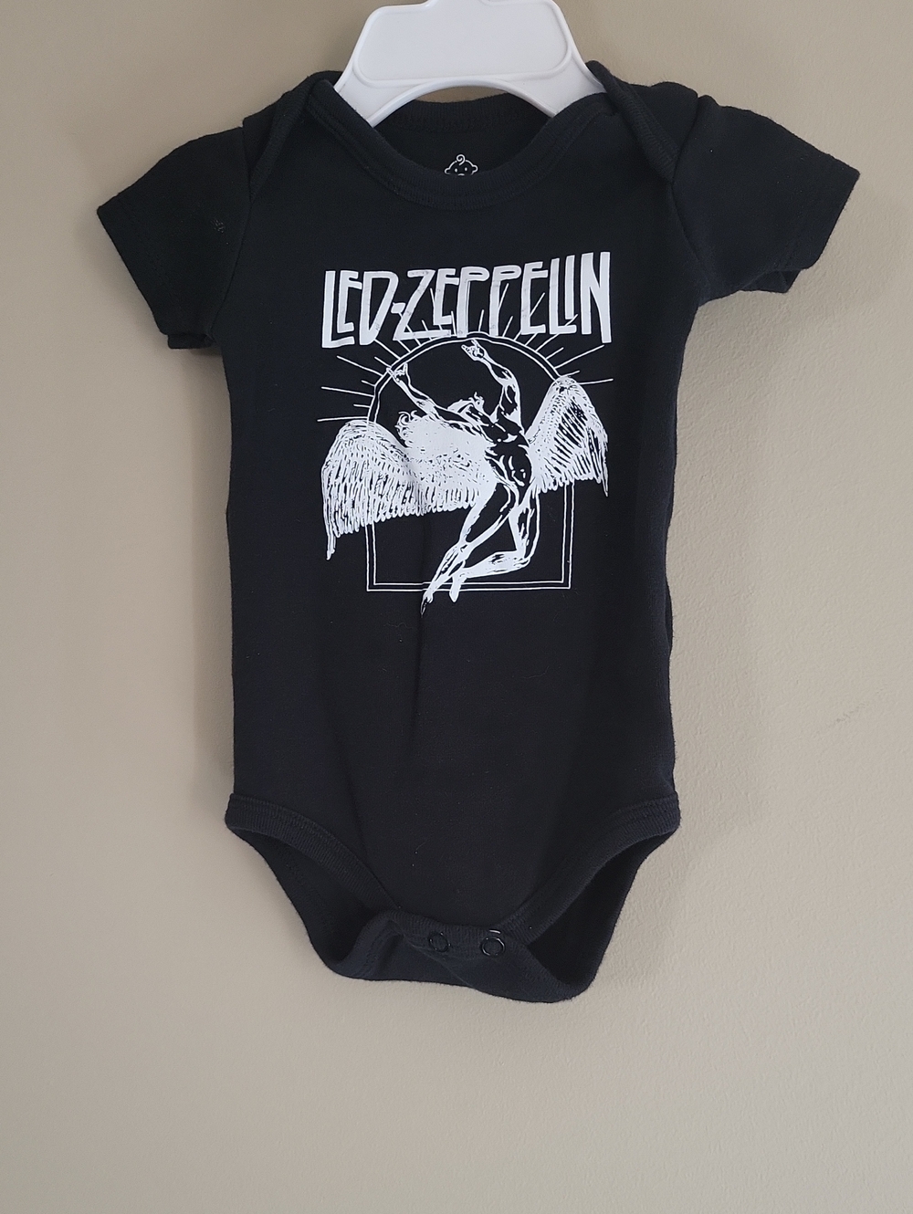Led Zeppelin black onesie/bodysuit